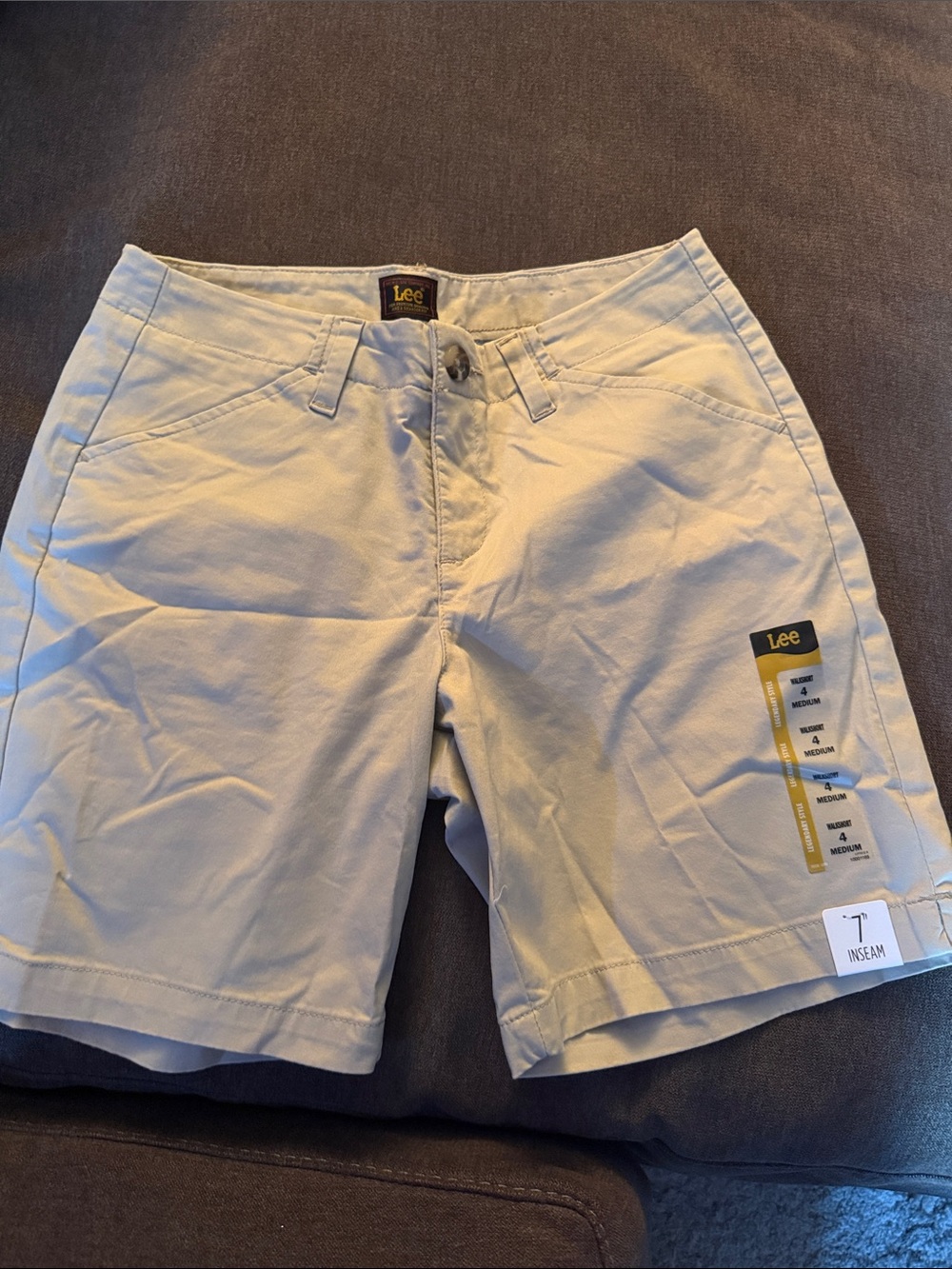 Lee Women's Light Tan Bermuda Shorts